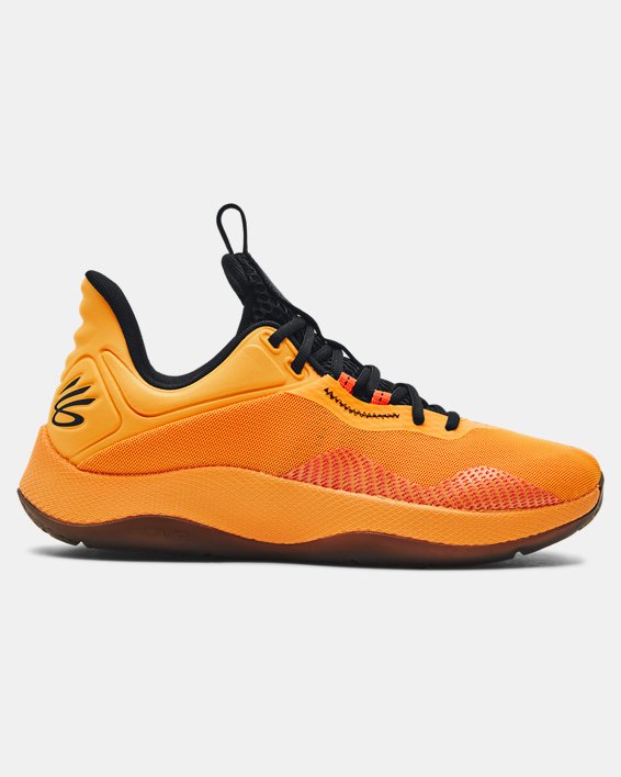 Unisex Curry UA HOVR™ Splash 2 Basketball Shoes in Orange image number 0